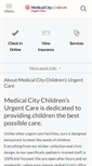 Mobile Screenshot of medicalcityurgentcare.com